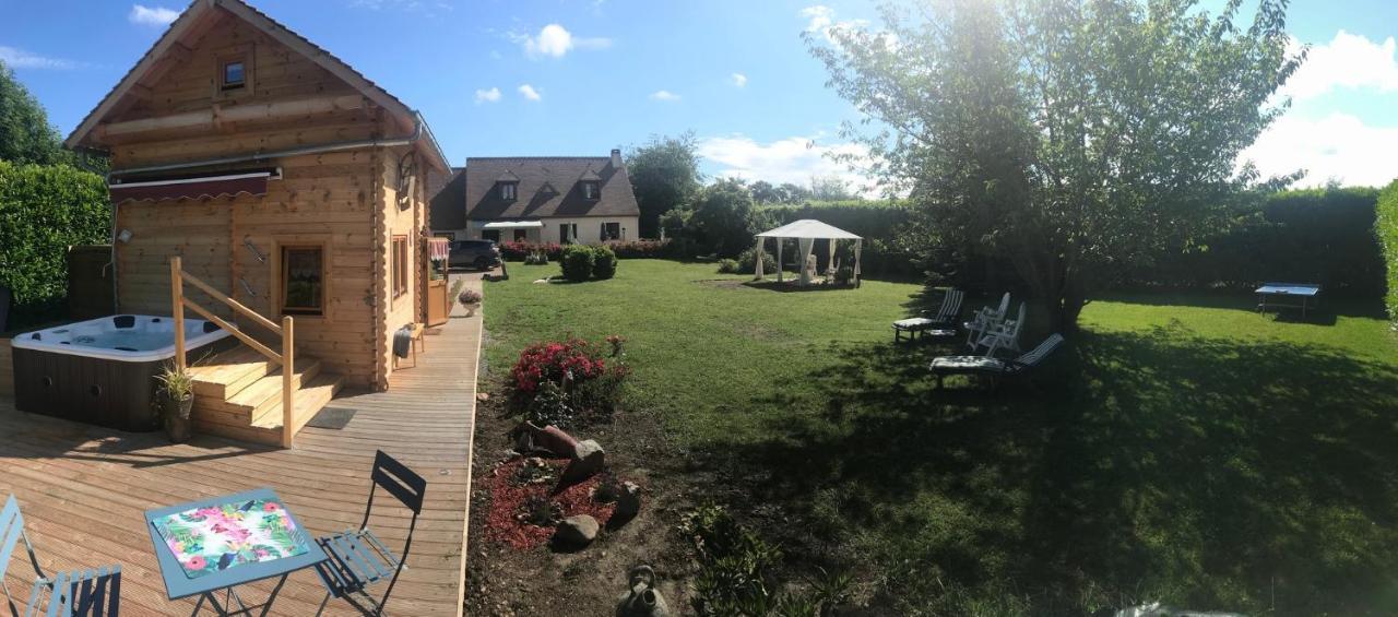 Chalet & Spa Sur La Cote Fleurie Auberville Exterior photo